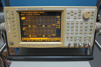 Ono Sokki CF-5210 Multi-Purpose FFT Analyzer, 10 mHz to 100 Ono Sokki CF-5210 Multi-Purpose FFT Analyzer, 10 mHz to 100