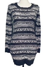 Garage Size XS Womens Sweater Dress Fair Isle Cabincore Cozycore Cottagecore
