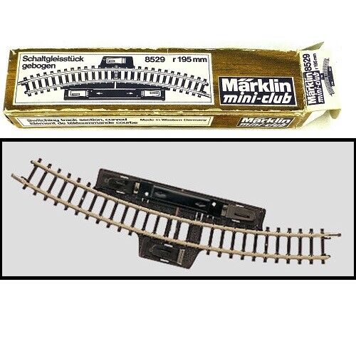 Replacement X MARKLIN 8529 Track Of Contact Of Exchange Curved 7 11/16in Scale Z