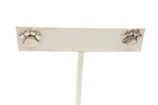 Sterling Silver 925 Puppy Paw Earrings