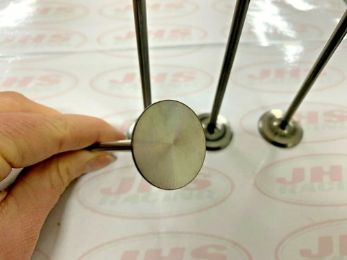 Suzuki SV650/SFV Stainless Steel Flat Face Racing EXHAUST Valves SET OF 4 - Picture 3 of 4