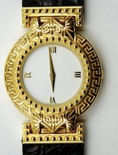 Gianni Versace Signature 18K Yellow Gold Women’s Swiss Watch #09490
