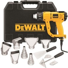 	DEWALT Heat Gun with LCD Display & Hard Case/Accessory Kit D26960K Yellow	