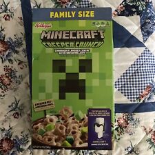 Kellogg's Minecraft Creeper Crunch Cinnamon with Marshmallows Cold  Breakfast Cereal, 12.7 oz 