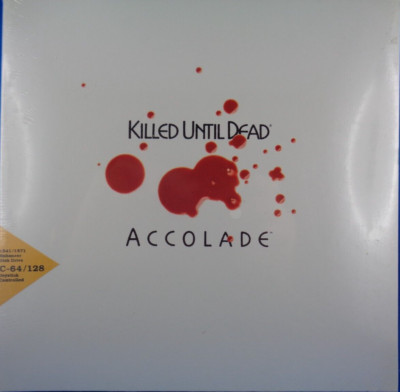 COMMODORE 64/128 -- KILLED UNTIL DEAD (ACCOLADE - DISK / LP-COVER) #NOS #NEUWARE