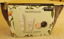 BareMinerals Clean & Caring 4-Piece Travel Kit NEW