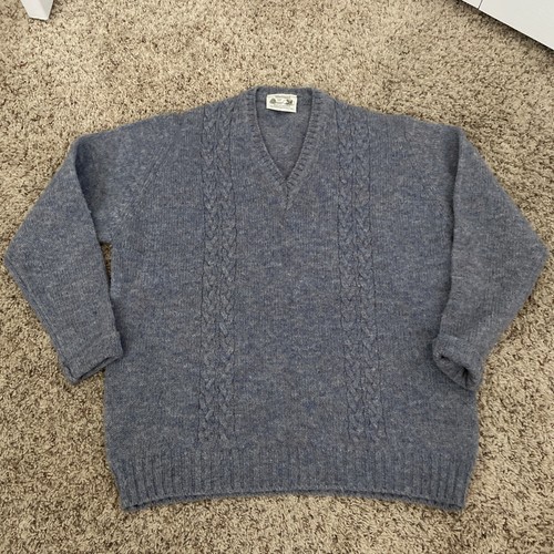 Vintage Shetland 100% Wool Sweater 