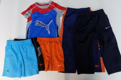 UNDER ARMOUR HeatGear Graphic UA Logo Athletic Shorts Toddlers Boys 2T,3T,4T