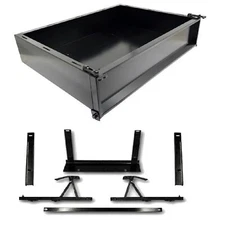 Yamaha Golf Cart G29 Drive GTW Steel Cargo Utility Box w/ Mounting Kit 2007-2016