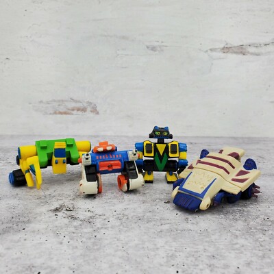 1993 Galoob Z-Bots Linkbots Toy Robot Machines Lot Group