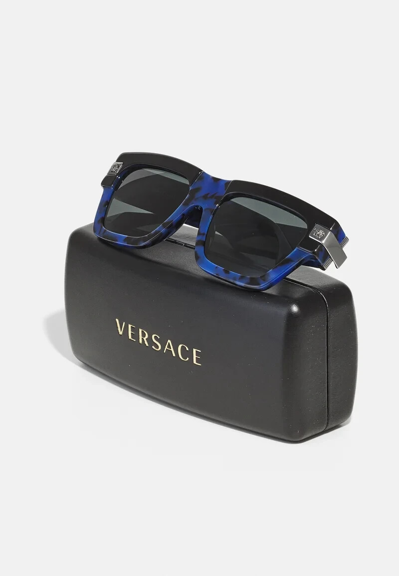 AUTHENTIC VERSACE SUNGLASSES MEN CAMO BLUE VE4464 | eBay