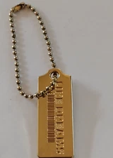 Like Dreams Gold Toned Keychain Accessory