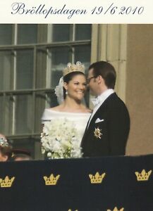 **ORIGINAL POSTCARD**PRINZESSIN VICTORIA-PRINZ DANIEL-ROYAL WEDDING-2010-Adel