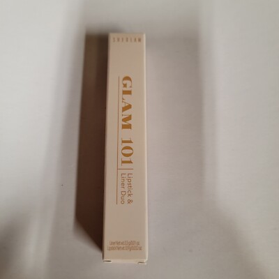 Glam 101 Lipstick And Liner Duo Deep Carmel