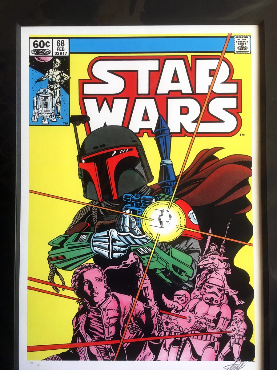 The Iconic Star Wars #68 Limited Edition Poster Signed by