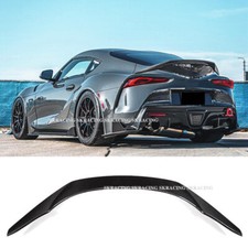 Carbon Fiber Rear Spoiler Wing Bodykit For 2020-2022 Toyota Supra Gr A90 A91 Mk5 Carbon Fiber Rear Spoiler Wing Bodykit For 2020-2022 Toyota Supra Gr A90 A91 Mk5