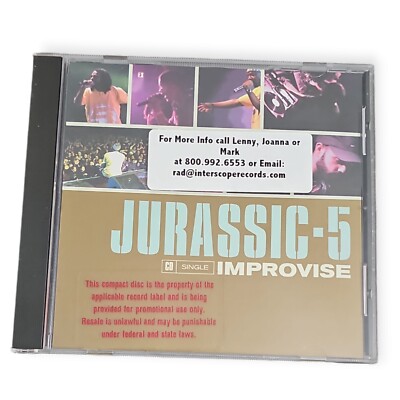Jurassic 5   Improvise [1999 Promotional CD Single]