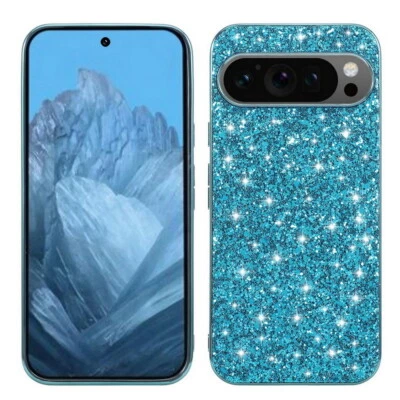 For Google Pixel 9 Pro 9XL 8A 8 Pro 7A 7 Pro 6 Pro Bling Glitter TPU Phone Case