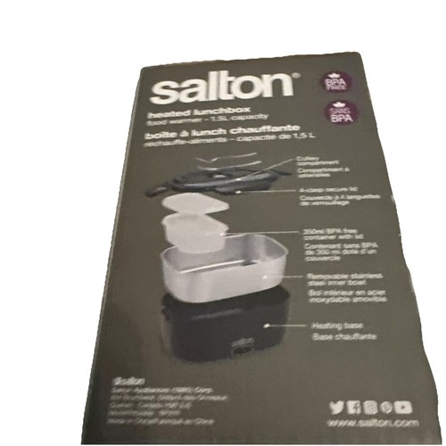 Salton Scaldavivande Elettrico Lunchbox 3 in 1 Scaldavivande Portatile per Auto e Casa - Foto 7 di 8