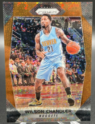 WILSON CHANDLER DENVER NUGGETS 2017-18 PANINI PRIZM FAST BREAK BRONZE #162 /20