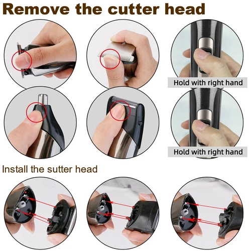 Professional Hair Clippers for Men Cordless Trimmer Beard Cutting Machine Barber - Picture 9 of 12