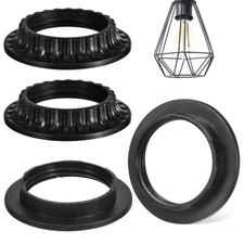4PCS Lamp Socket Ring Lampshade Washer Holder E26 Light Rings to Collar