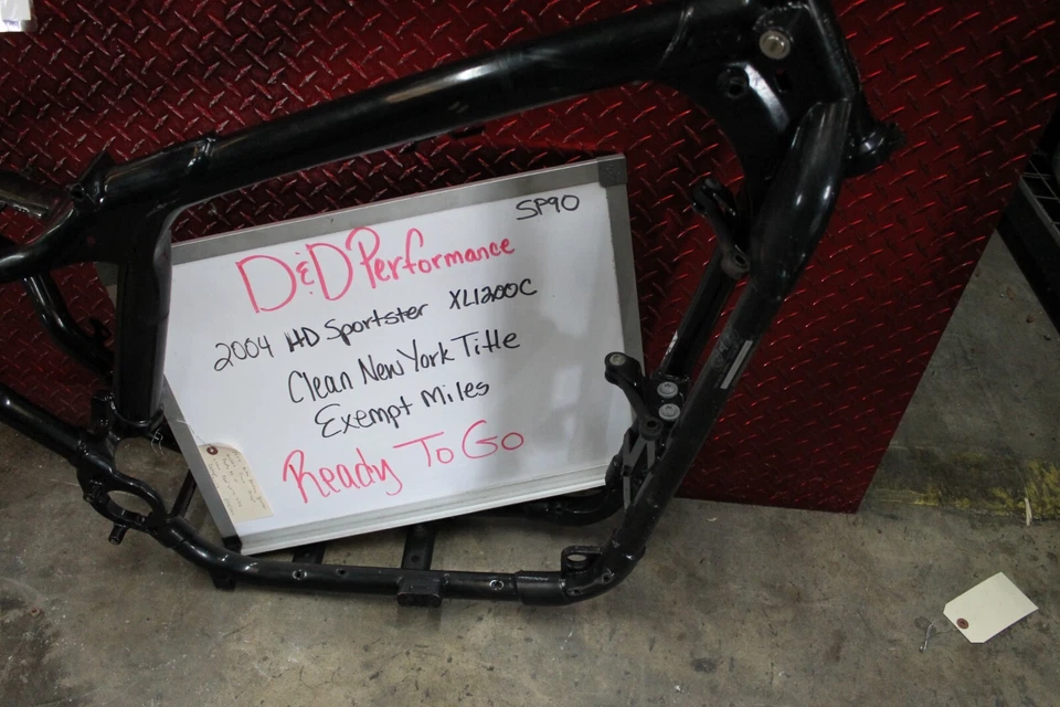 Harley Davidson Sportster XL1200 2004 cuadro recto listo 2004-2007 SP90 Foto 2 de 4