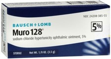 Bausch  Lomb Muro 128 Sodium Chloride 5 Hypertonicity Ophthalmic Ointment 3.5