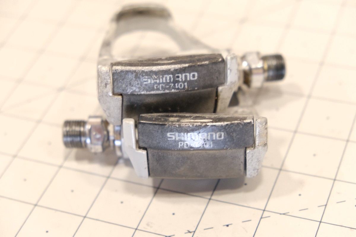 DURA-ACE 7400SPDペダル NOS SHIMANO DURA ACE PD-7400 PEDALS QUILL VINTAGE ROAD