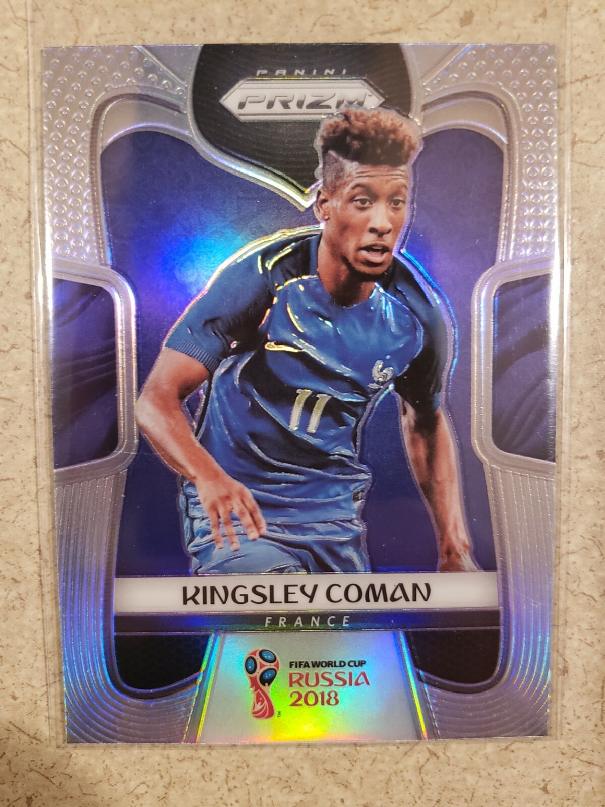 2018 Panini Prizm World Cup Kingsley Coman Silver Prizm France Bayern Munich 79