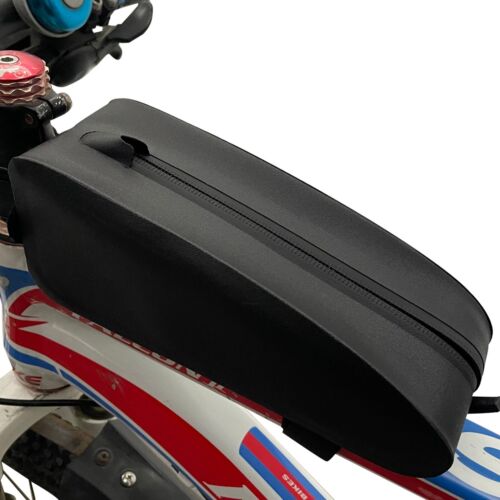 Bike Tube Front Bag Road Bike Mountain Bike Adjustable Binding Front Beam Bag - Picture 15 of 24