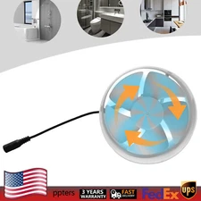 12V Inline Duct Booster Fan Ventilation Exhaust Air Blower Air Cooling Vent Fan