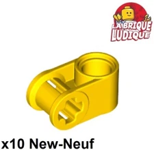 Lego Technic 10x Axle Connector Perpendicular Yellow 6536 New