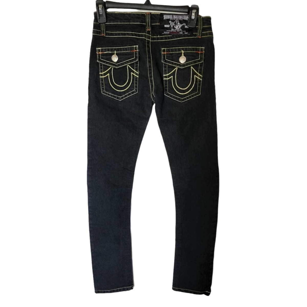 True Religion Billy Super T Straight Leg Jeans Green True Religion Billy Super T Straight Leg Jeans Green