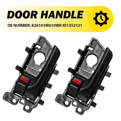 2PCS Left Driver Side Interior Door Handle For 2010-13 Kia Forte Front & Rear E