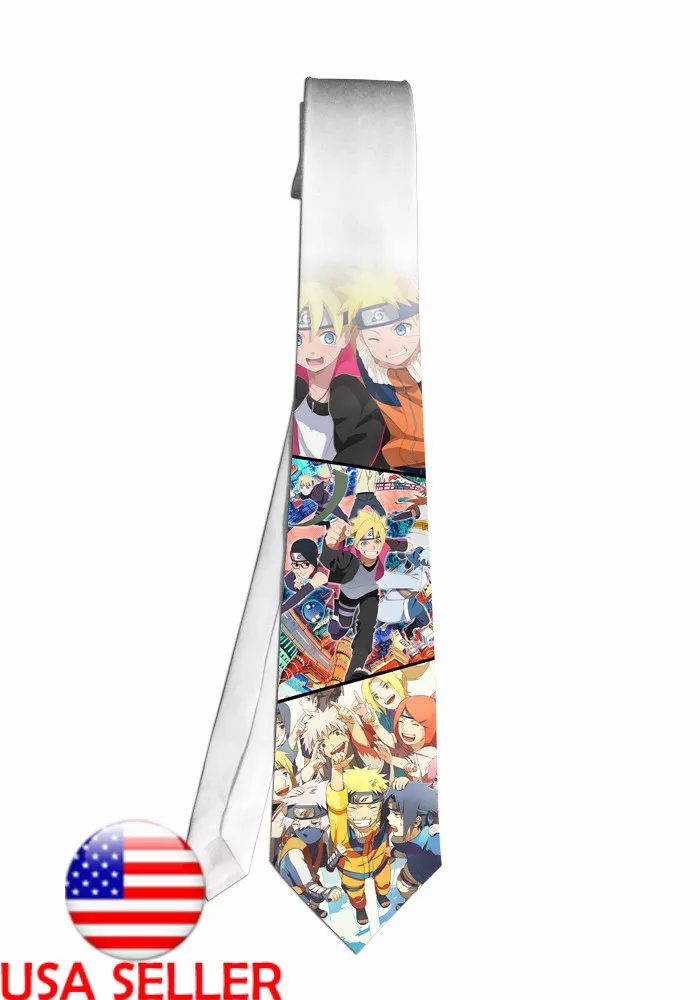 Naruto Boruto Ninja Cartoon Necktie Neck Tie Anime Manga Men Child