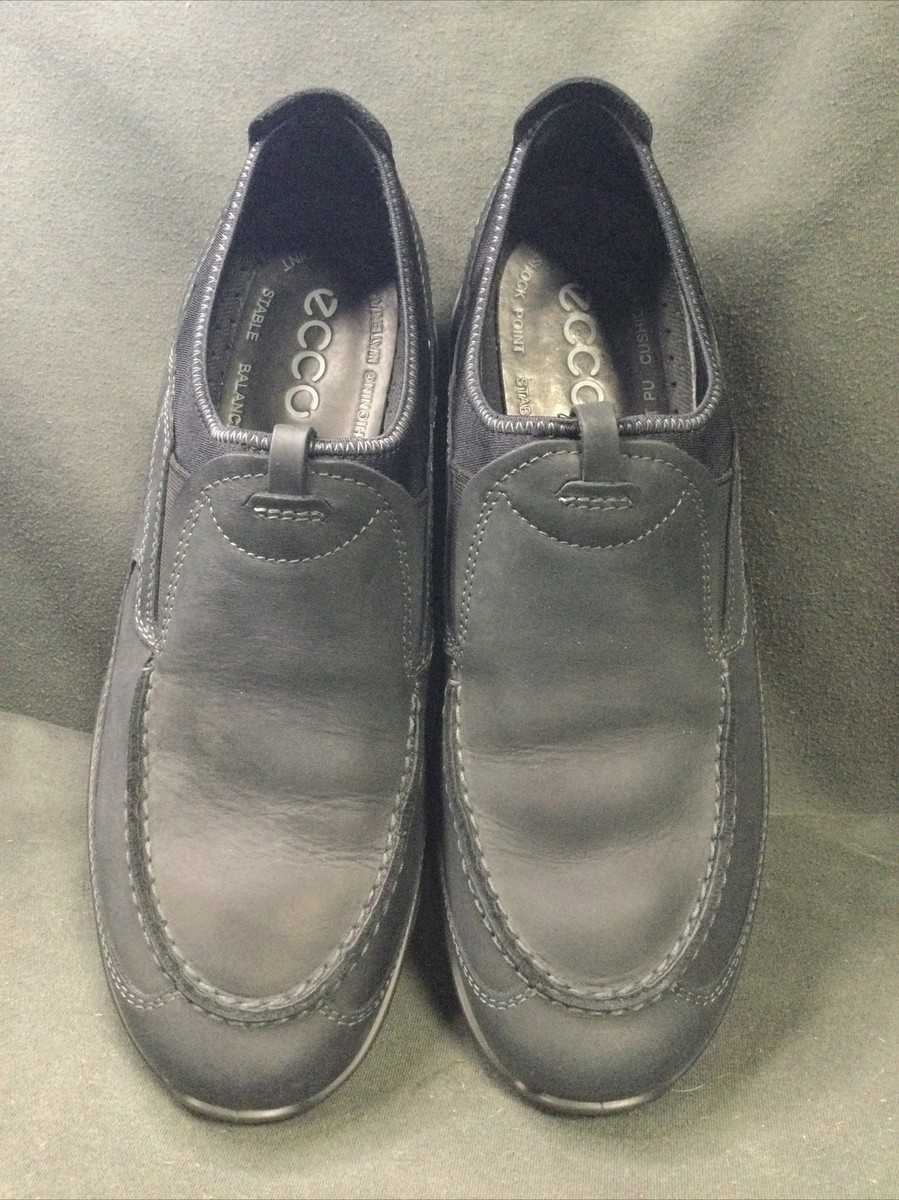 Ecco Mens Slip On Loafer Black Sz 12 (Eur 46) Leather / Man  display picture 2
