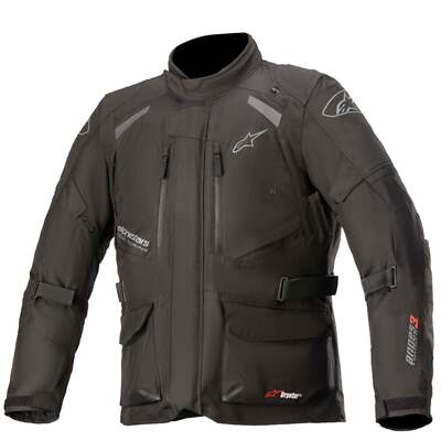 Alpinestars Andes V3 Drystar Motorrad Motorrad Jacke wasserdicht schwarz