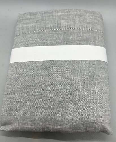 NEW Pottery Barn Belgian Flax Linen EURO Pillow Sham 26” Square, Flagstone Gray - Picture 6 of 9