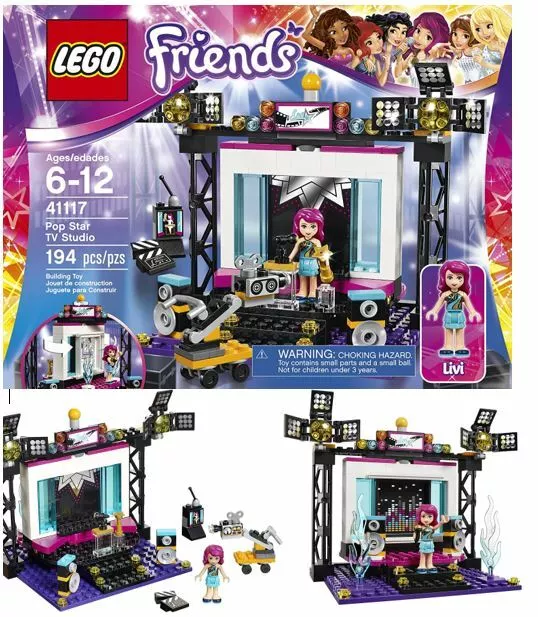 skilsmisse Mechanics konsulent LEGO Friends Music Pop Star TV Camera Studio Awards Show LIVI Figure 41117  NEW + | eBay