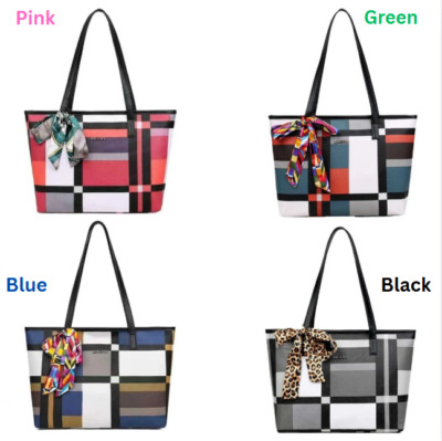 Fashion Women Totes Bags Large Capacity Handbags PU Shoulder Travel Bag Shopper
