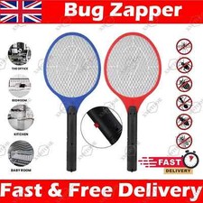 Electric Fly Insect Swatter Swat Bug Mosquito Wasp Zapper Killer Electronic