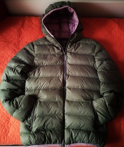 Piumino Verde Militare e Rosa ZUIKI BASIK Taglia M OTTIMO | eBay