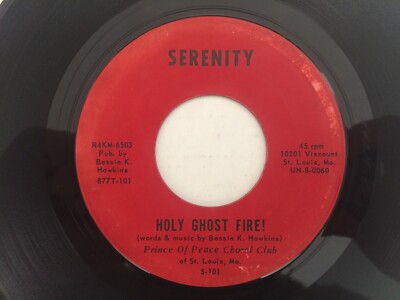 Black Gospel 45 PRINCE OF PEACE Holy Ghost Fire! SERENITY