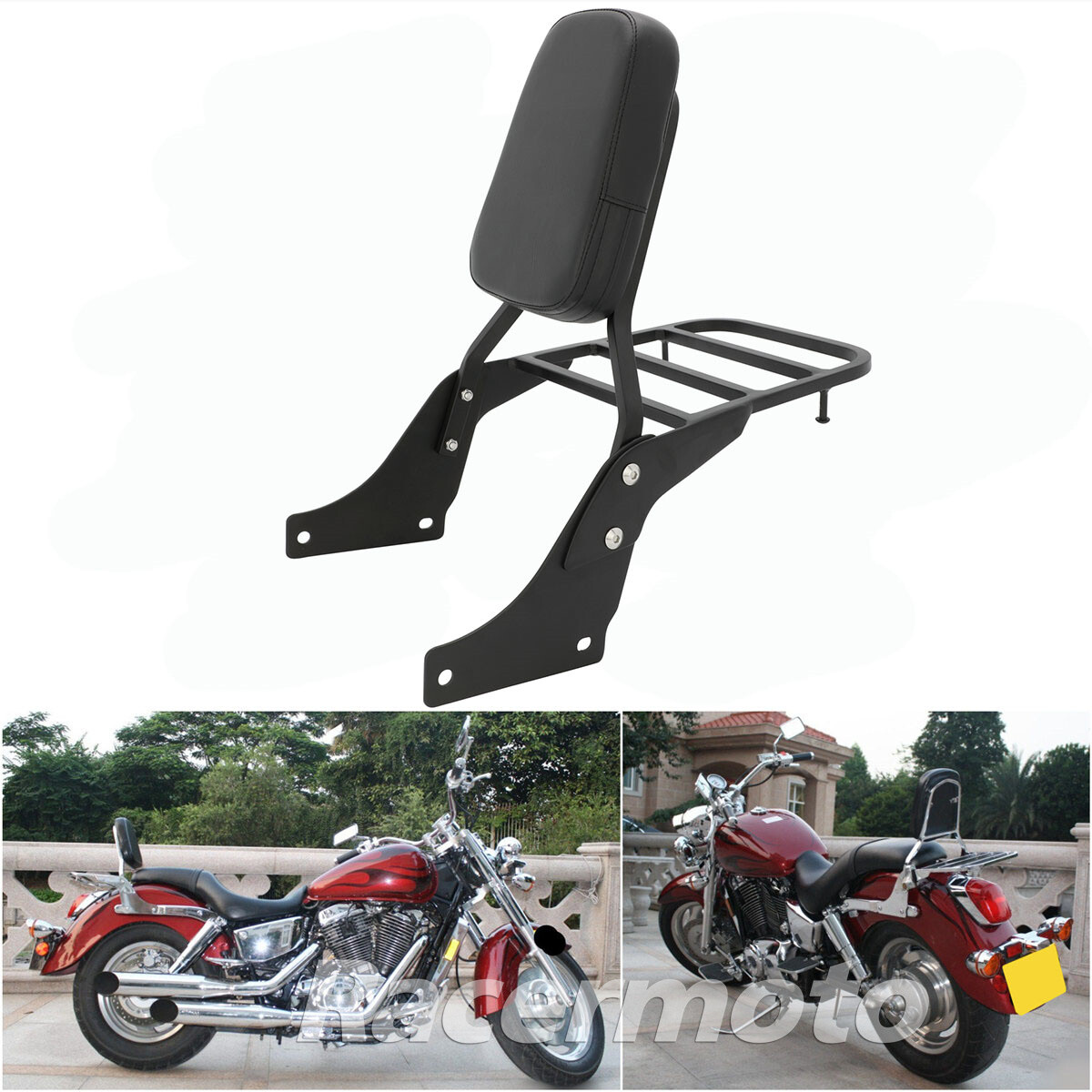 For Honda Shadow VT1100 SABRE 1100 ACE 1995-2005 Backrest Sissy