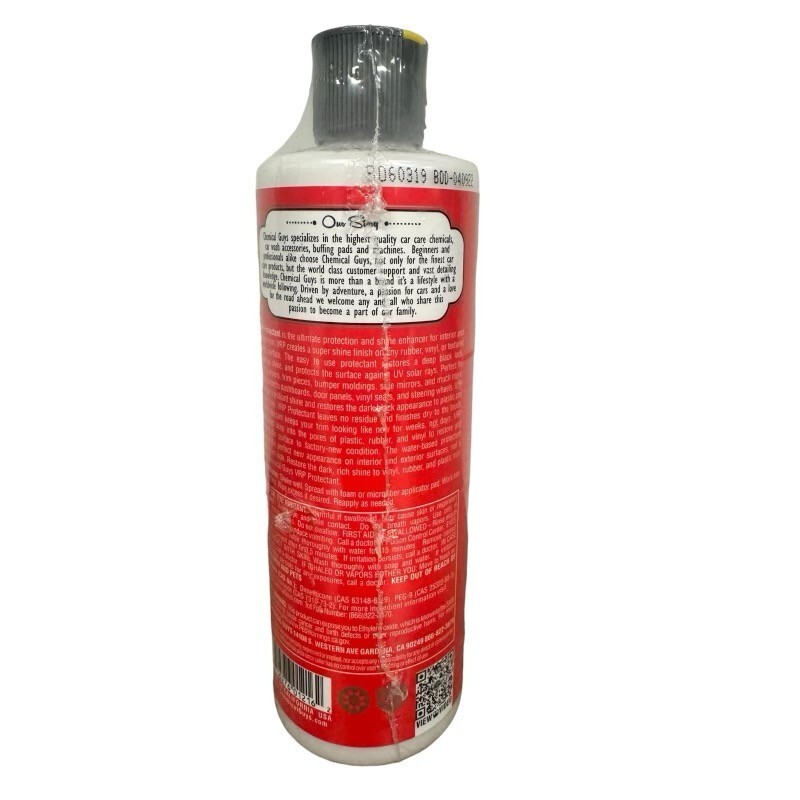 CHEMICAL GUYS VRP PROTECTANT VINYL RUBBER PLASTIC TRIM AND TYRE