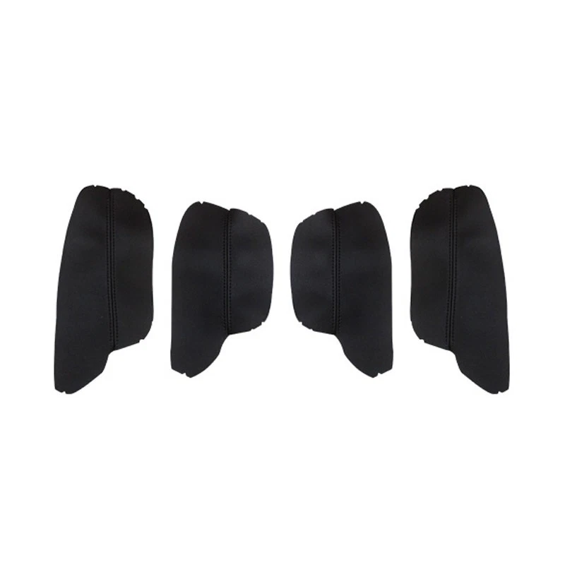 4x Panel de reposabrazos de puerta interior negro moldura de cuero para Honda CRV CR-V 2012-2017 Foto 2 de 4