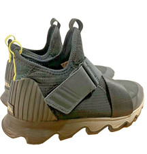 SOREL Active KINETIC Impact Black Pull On Adjustable Strap Sneaker Womens SZ 7