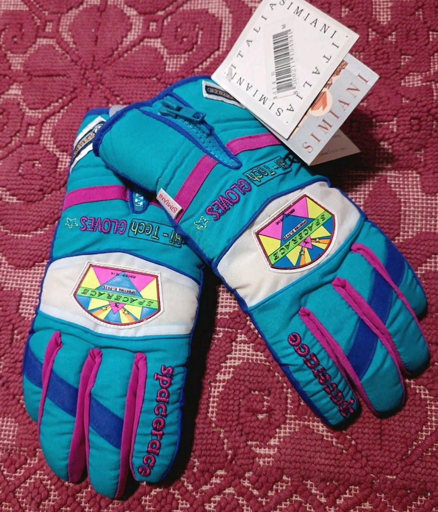 Guanti Da Sci Junior Fantasia Azzurro Disponibile In Taglia M e In Taglia L foto 4