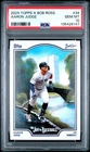 2025 TOPPS X BOB ROSS THE JOY OF BASEBALL 34 AARON JUDGE PSA 10 6147